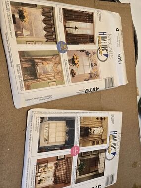 McCall's Home Decor Brown Curtain & Window Treatment Pattern